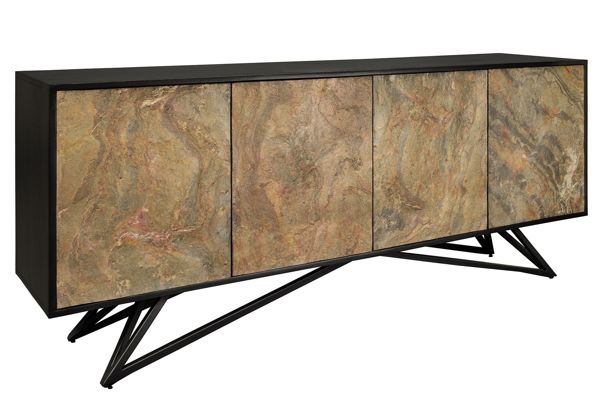 Dessoir MONTAIN SOUL 175cm acacia naturel steen look zwart naturel - 44339